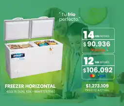 Previsora del Paraná Freezer horizontal dual eea briket oferta