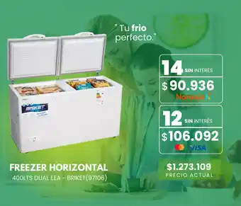 Previsora del Paraná Freezer horizontal dual eea briket oferta