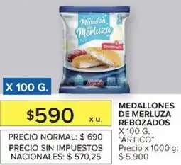 Carrefour Market Ártico medallones de merluza rebozados oferta