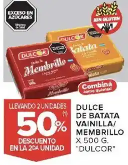 Carrefour Market Dulcor dulce de batata vainilla/ embrillo oferta