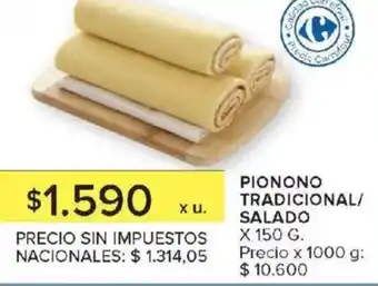 Carrefour Market Pionono tradicional/ salado oferta