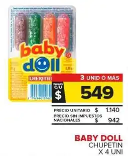 Carrefour Baby doll chupetin oferta