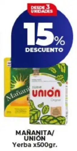 Supermayorista Vital Mañanita/ union yerba oferta