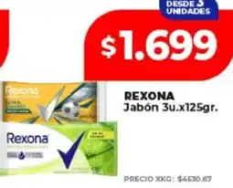 Supermayorista Vital Rexona jabón oferta