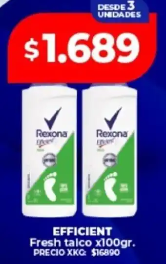 Supermayorista Vital Efficient fresh talco oferta