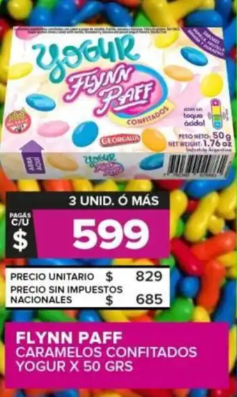 Carrefour Flynn paff caramelos confitados yogur oferta