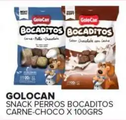 Carrefour Golocan snack perros bocaditos carne-choco oferta