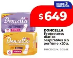 Supermayorista Vital Doncella diarios respirables sin perfume oferta