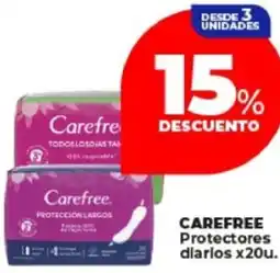 Supermayorista Vital Carefree protectores diarios oferta