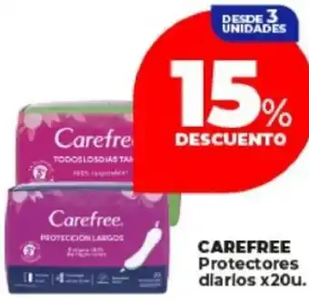 Supermayorista Vital Carefree protectores diarios oferta