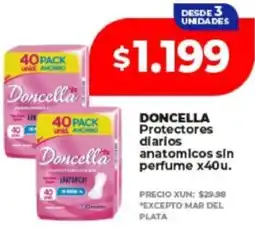 Supermayorista Vital Doncella protectores diarios anatomicos sin perfume oferta