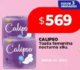 Supermayorista Vital Calipso toalla femenina nocturna oferta
