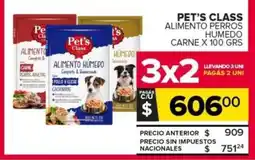 Carrefour Pet's class alimento perros humedo carne oferta