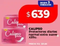 Supermayorista Vital Calipso protectores diarios normal extra suave oferta