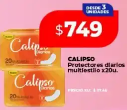 Supermayorista Vital Calipso protectores diarios multlestilo oferta