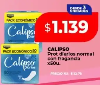 Supermayorista Vital Calipso prot diarios normal con fragancia oferta