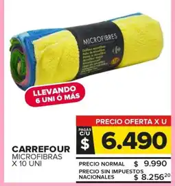 Carrefour Carrefour microfibras oferta