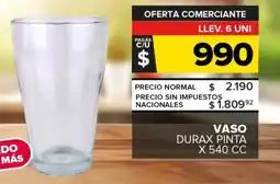 Carrefour Vaso durax pint oferta