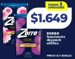 Supermayorista Vital Zorro suavizante doypack oferta