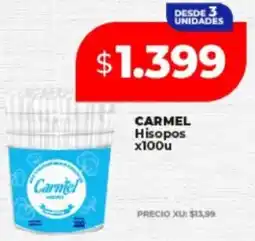 Supermayorista Vital Carmel hisopos oferta