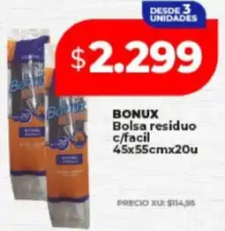 Supermayorista Vital Bonux bolsa residuo c/facil oferta