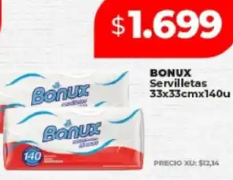 Supermayorista Vital Bonux servilletas oferta