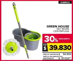 Carrefour Green house set mopa centrifuga oferta