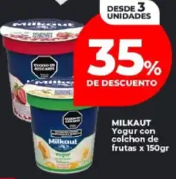 Supermayorista Vital Milkaut yogur con colchon de frutas oferta