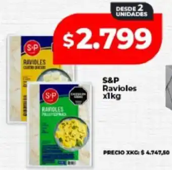 Supermayorista Vital S&p ravioles oferta
