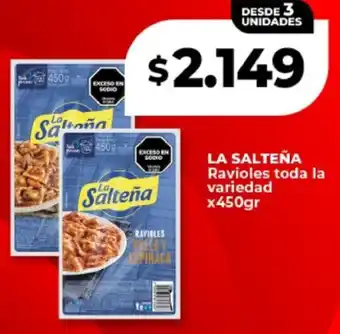 Supermayorista Vital La salteña ravioles toda la variedad oferta