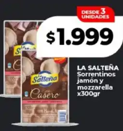 Supermayorista Vital La salteña sorrentinos jamón y mozzarella oferta