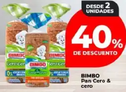 Supermayorista Vital Bimbo pan cero & cero oferta