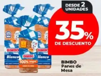Supermayorista Vital Bimbo panes de mesa oferta