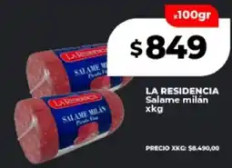 Supermayorista Vital La residencia salame milán oferta
