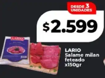 Supermayorista Vital Lario salame milan feteado oferta