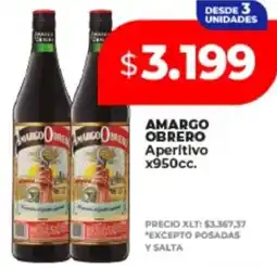 Supermayorista Vital Amargo obrero aperitivo oferta