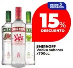 Supermayorista Vital Smirnoff vodka sabores oferta