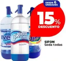 Supermayorista Vital Sifon soda todas oferta
