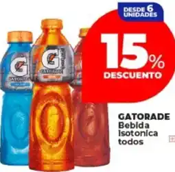 Supermayorista Vital Gatorade bebida isotonica todos oferta