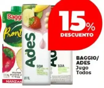 Supermayorista Vital Baggio/ ades jugo todos oferta