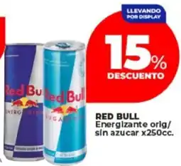 Supermayorista Vital Red bull energizante orig/ sin azucar oferta