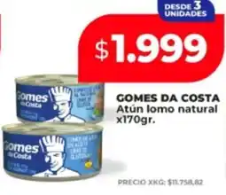Supermayorista Vital Gomes da costa atún lomo natural oferta
