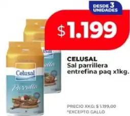 Supermayorista Vital Celusal sal parrillera entrefina paq oferta