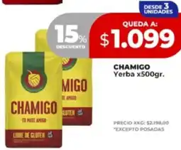 Supermayorista Vital Chamigo yerba oferta