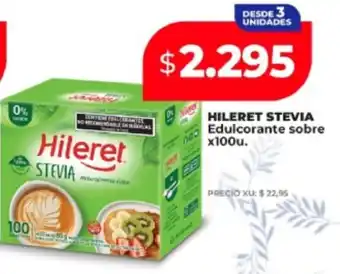 Supermayorista Vital Hileret stevia edulcorante sobre oferta
