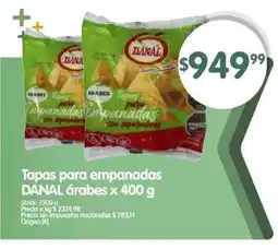 Supermercados Buenos Días Tapas para empanadas DANAL árabes oferta