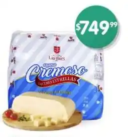 Supermercados Buenos Días Queso Cremoso LAS TRES oferta