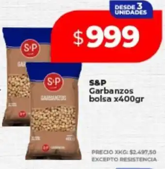 Supermayorista Vital S&p garbanzos bolsa oferta