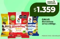 Supermayorista Vital Gallo bizcochos arroz oferta