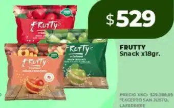 Supermayorista Vital Frutty snack oferta